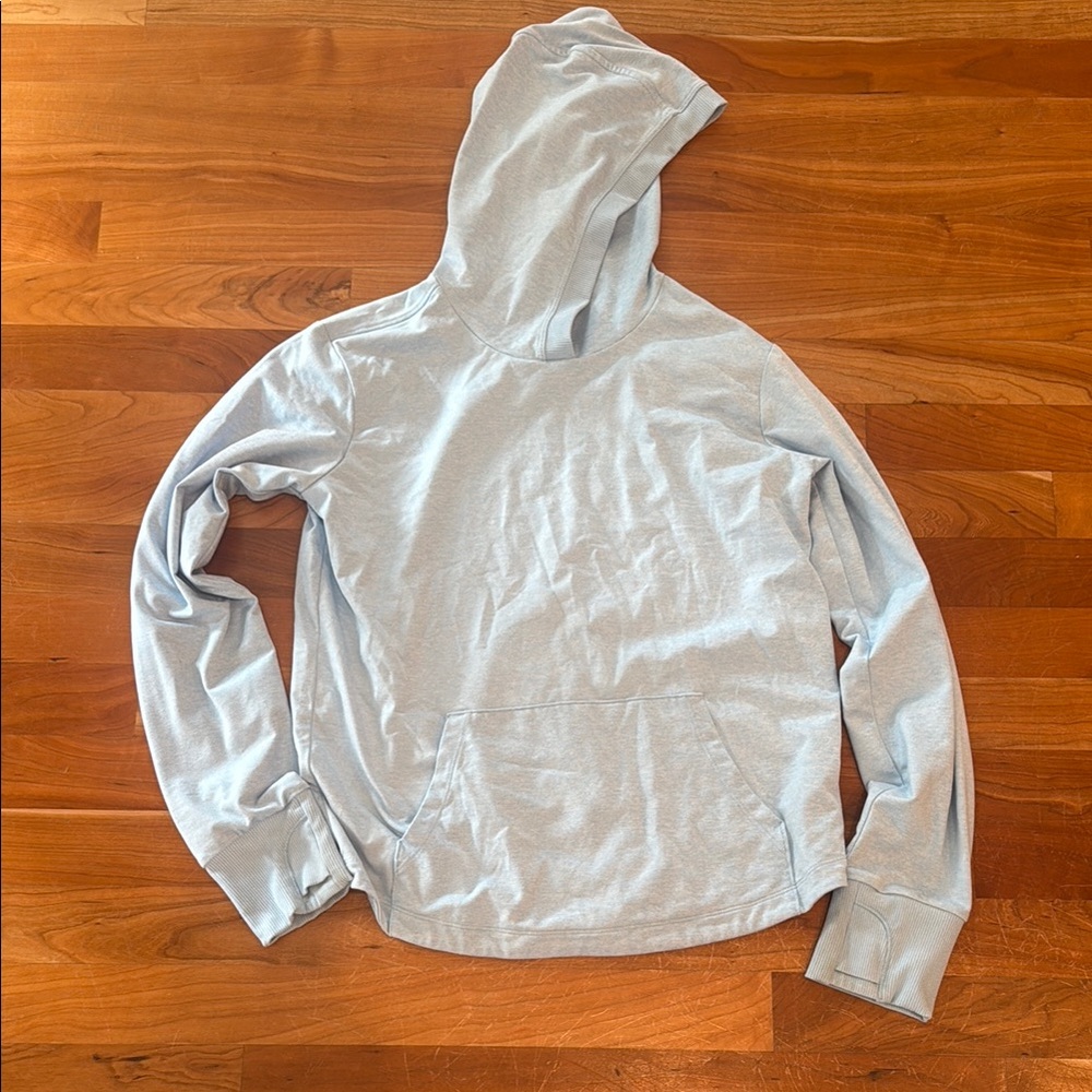 Light Blue Long-Sleeve Hoodie